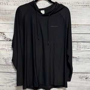 NWOT Active Black Hooded Long Sleeve Shirt
